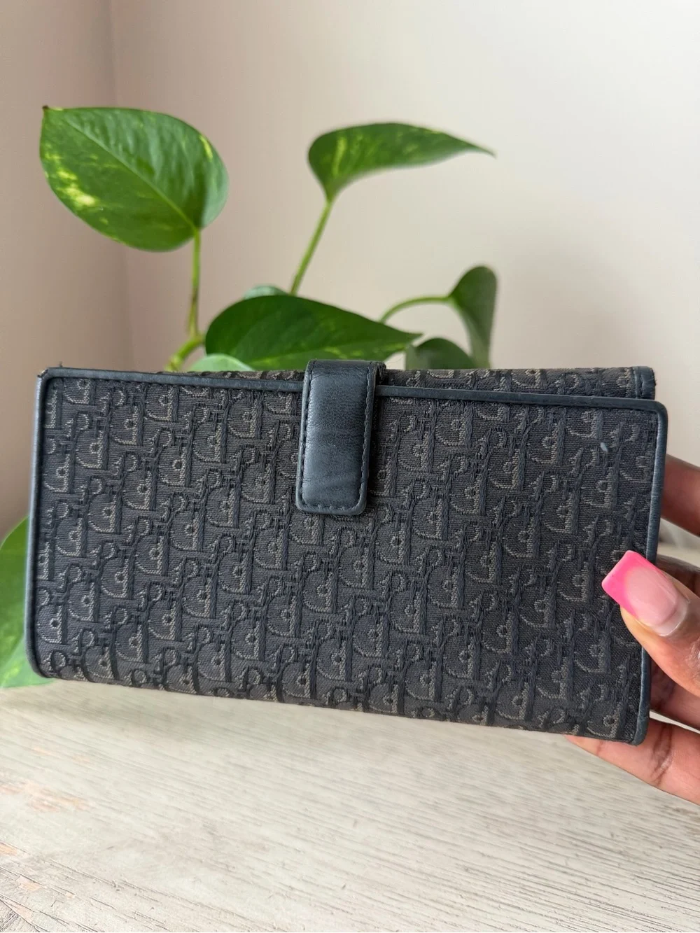 Vintage Christian Dior Street Chic Trotter Buckle Wallet